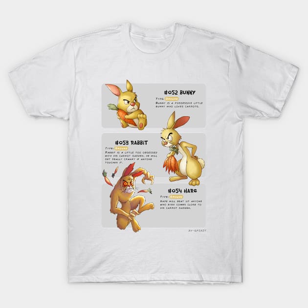 Rabbit Evolutions T-Shirt by disneyevolutions